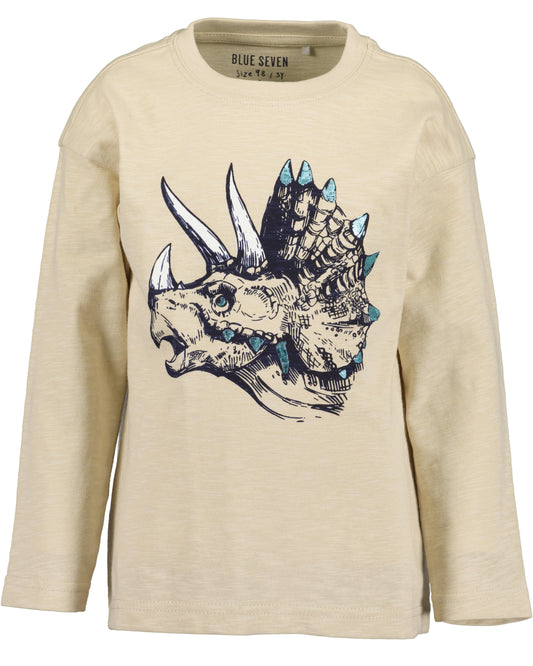 Blue Seven T-Shirt Langarm mit Triceratops-Motiv-Mokkini Kindermode