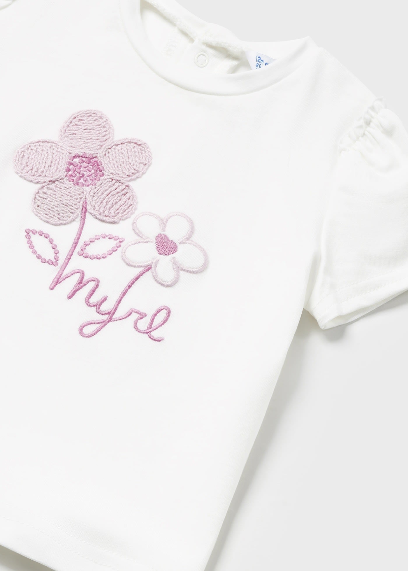Mayoral Baby Set T-Shirt & Rock mit Blumen-Print-Mokkini Kindermode