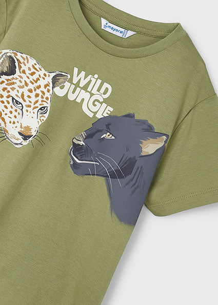 Mayoral T-Shirt mit "Zwei Wild Giganten" Motiv-Mokkini Kindermode